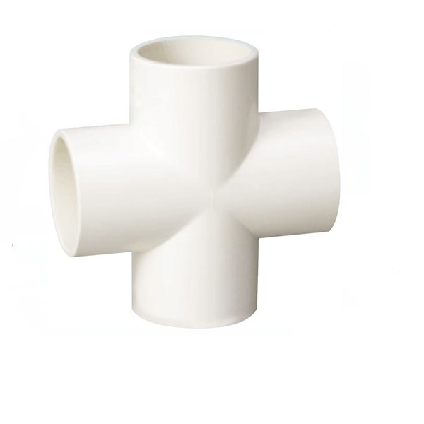 TEE PVC SCH-40 DOBLE CRUZ 3/4" 