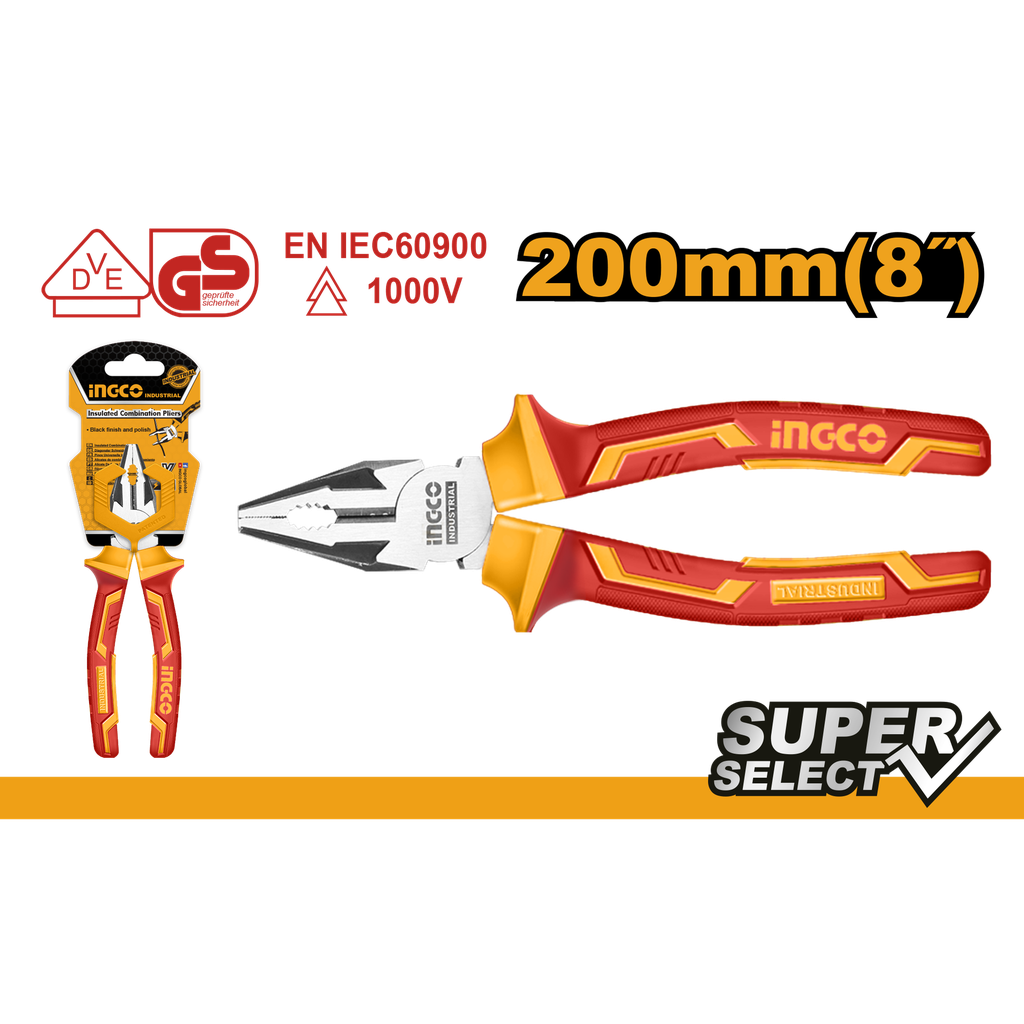 ALICATE DE COMBINACION 8" AISLADO