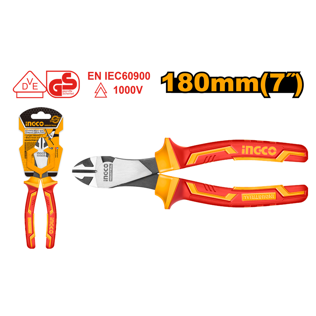 ALICATE DE CORTE DIAGONAL 7" AISLADO