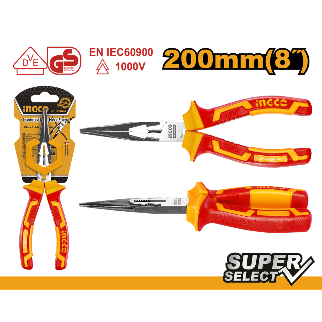 ALICATE DE PUNTA 8" AISLADO