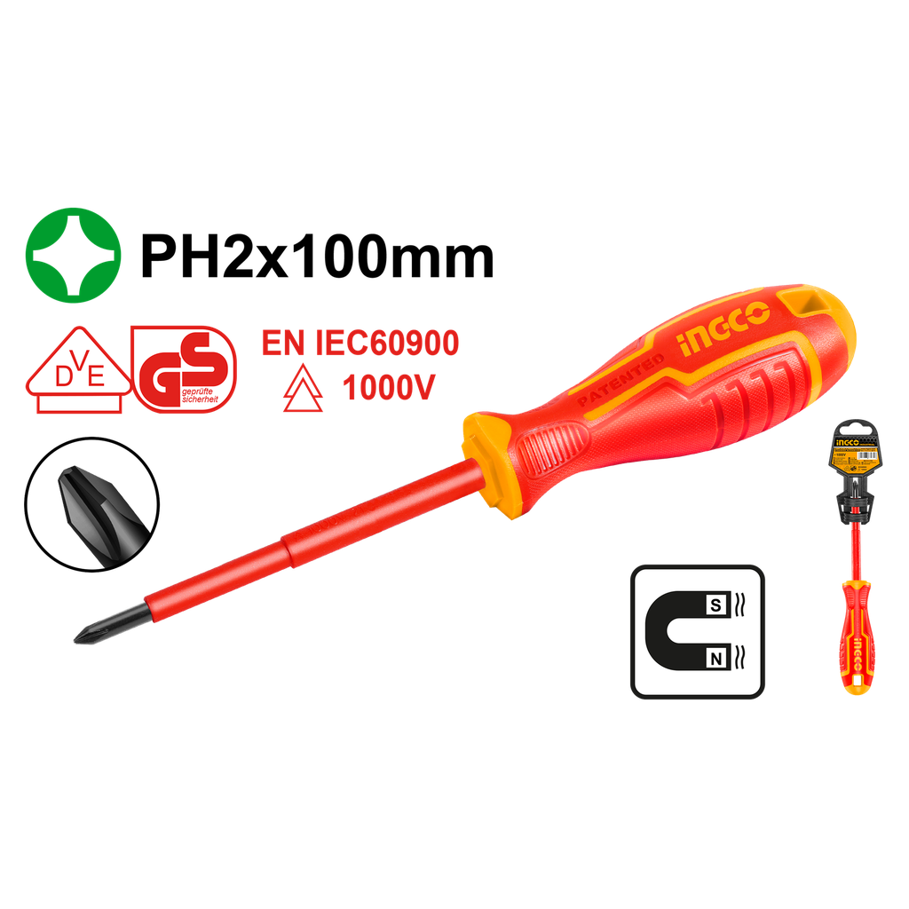 DESTORNILLADOR PH2X10CM AISLADO