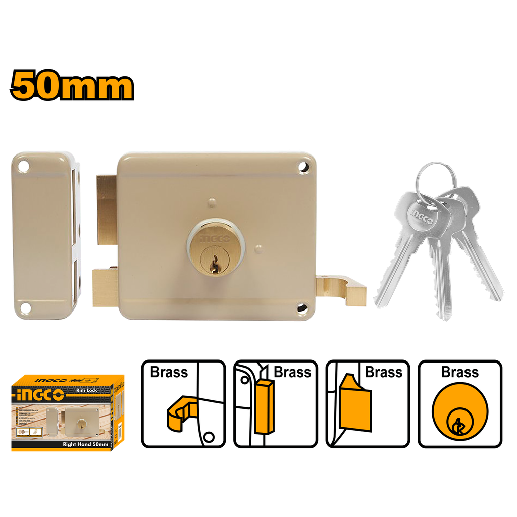 CERRADURA PARA MADERA IZQ 50MM