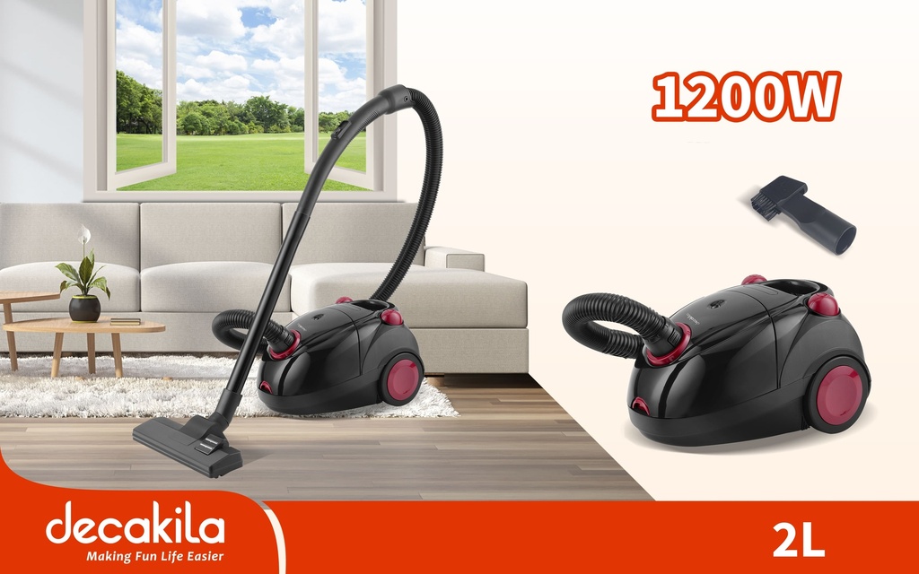 ASPIRADORA 2L 1200W