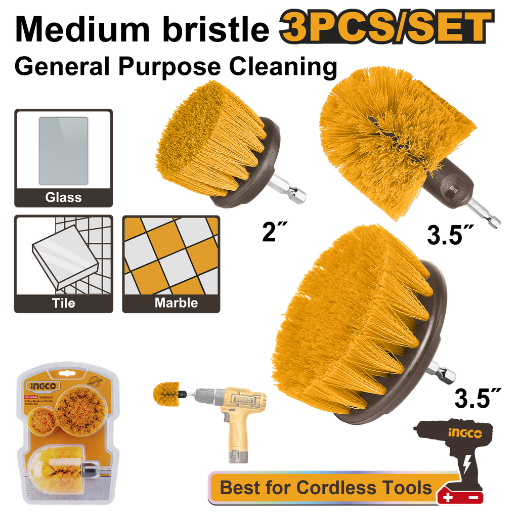 SET DE CEPILLOS 1/4"