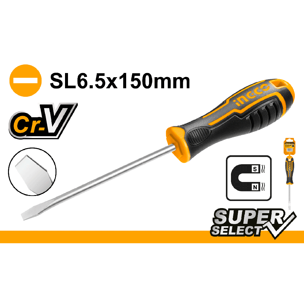 DESTORNILLADOR PLANO 6.5X150MM