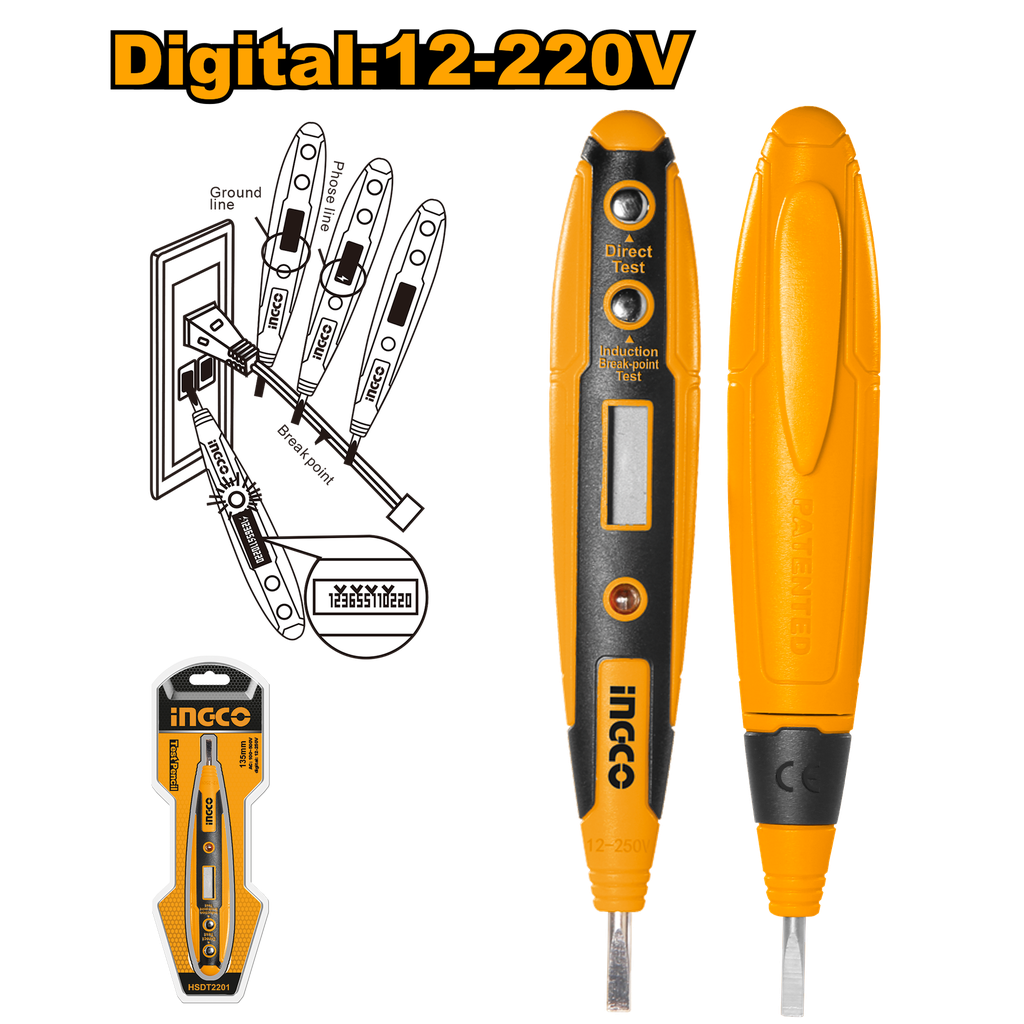 PROBADOR DE CORRIENTE TIPO LAPIZ 12-220V