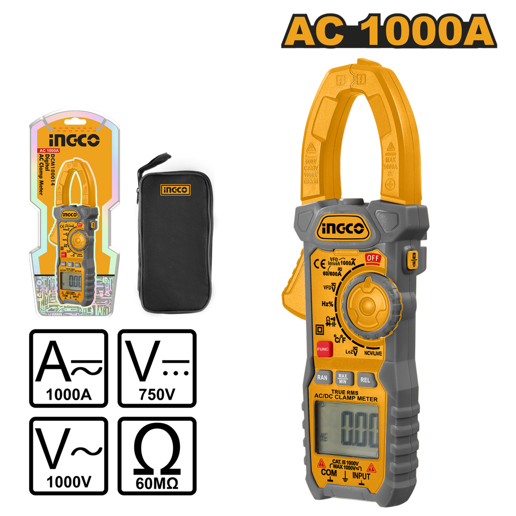 MULTIMETRO DIGITAL AC TIPO PINZA 1000AMP