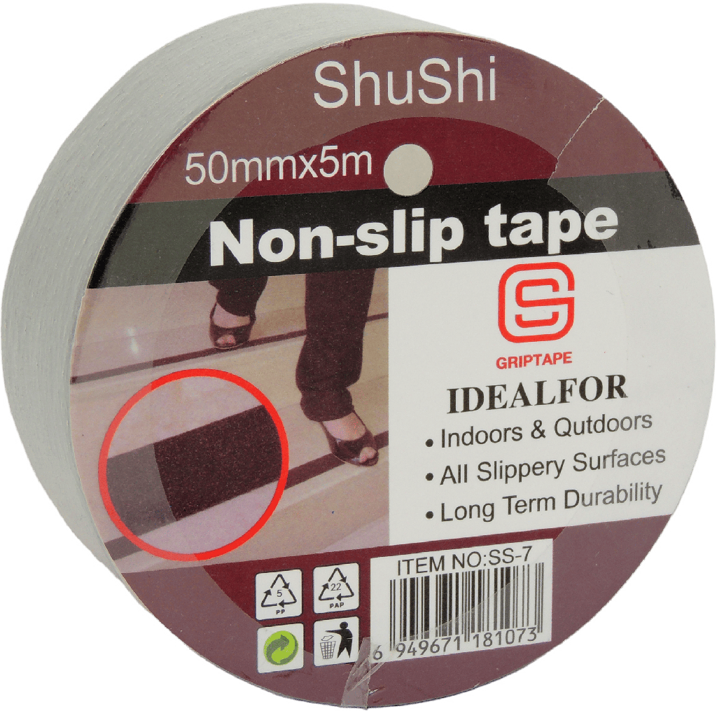 CINTA ANTIDERRAPANTE DE PRECAUCION 50mmX5m SHUSHI