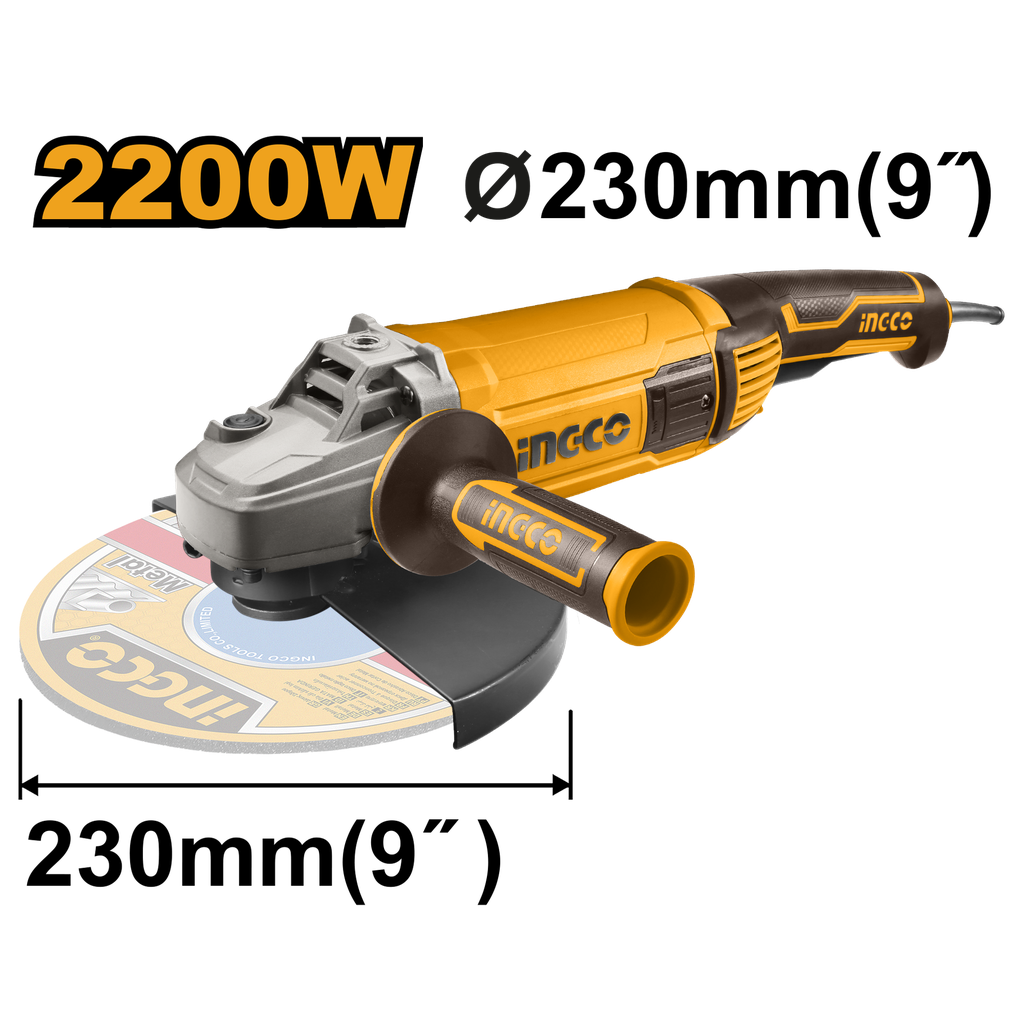 ESMERILADORA ANGULAR 2200W 9"