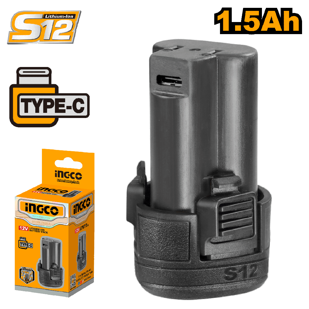 [AGOTADO] BATERIA LIT-ION 12V 1.5Ah INGCO