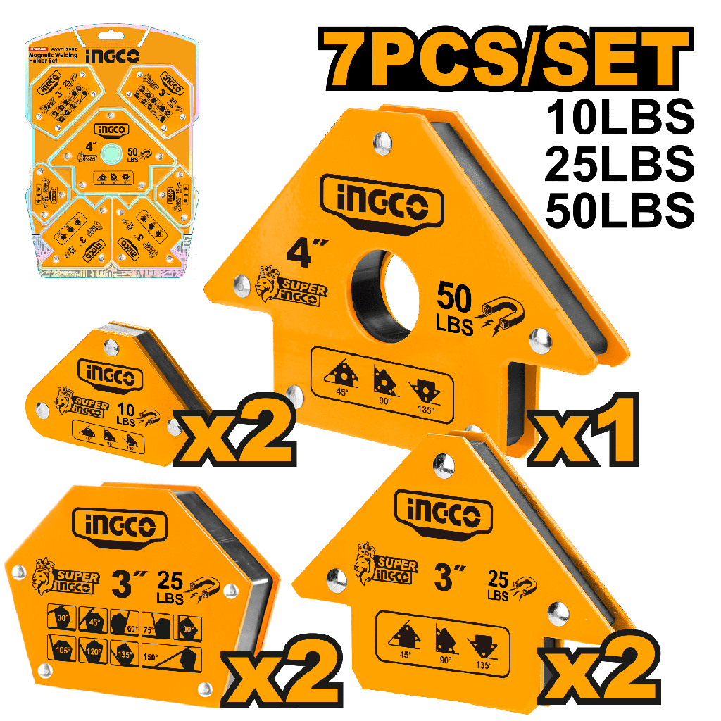 SET ANGULO MAGNETICO PARA SOLDAR 7 PCS