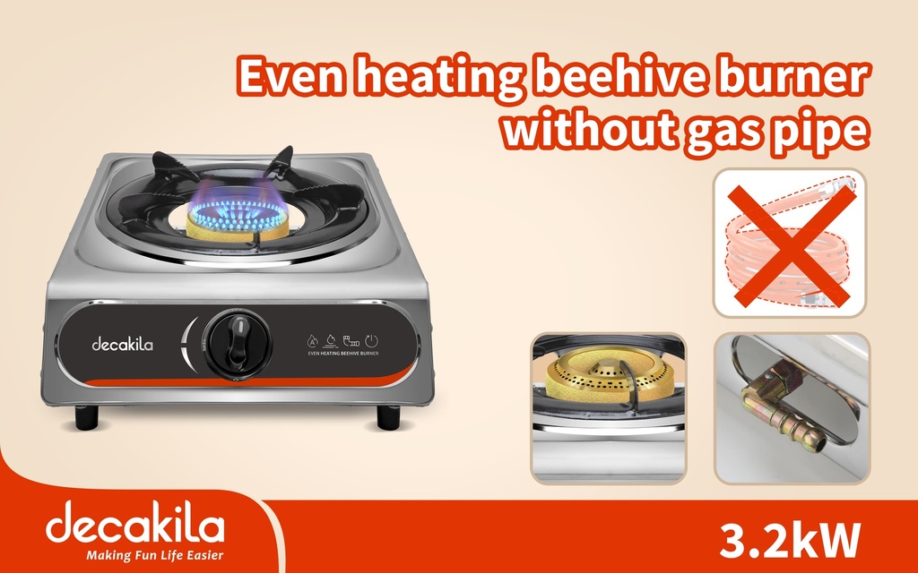 ESTUFA DE MESA 1 QUEMADOR A GAS