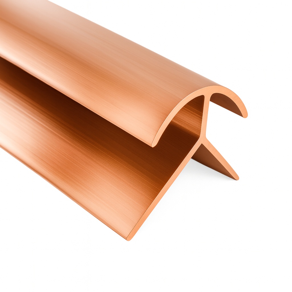 ANGULO DE ALUMINIO UV-04RG ROSE GOLD