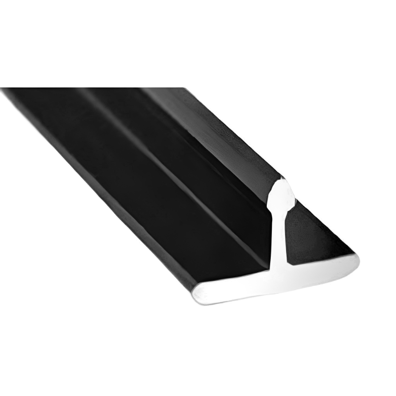 PERFIL DE ALUMINIO TIPO T 2.50M UV-05B MATT BLACK