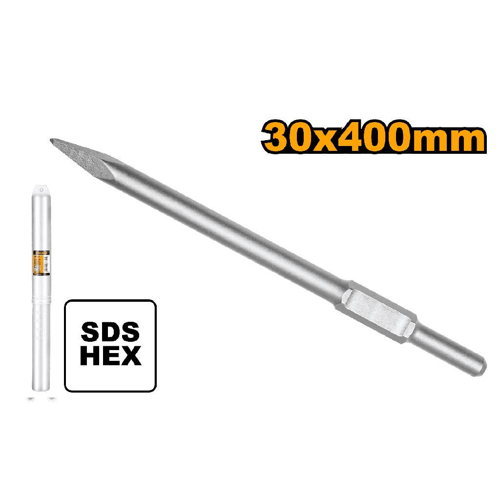 CINCEL PUNTA HEX 30X400MM