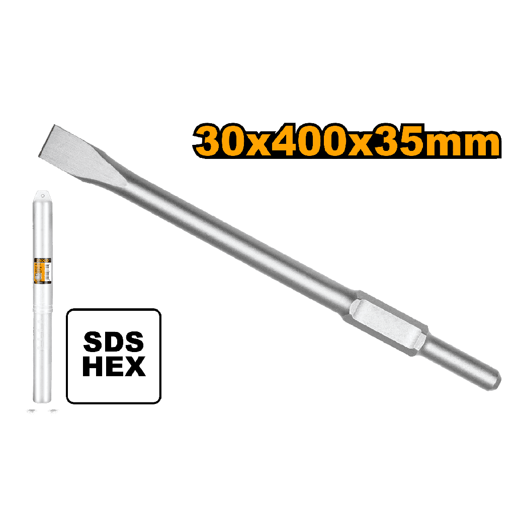 CINCEL PLANO HEX 30X35X400MM