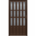 PUERTA PLEGABLE PVC REF. SY-11 TIPO ACORDION 2M X 1M