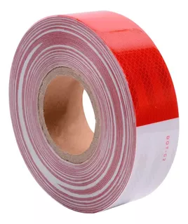 ROLLO DE CINTA REFLECTIVA ROJA/BLANCA 3M