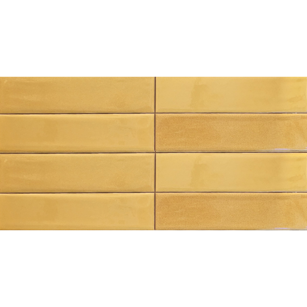 AZULEJO 30 X 60 PRECORTE BOSCO MOSTAZA BRILLO 1A (6PZA 1.08M CJ)