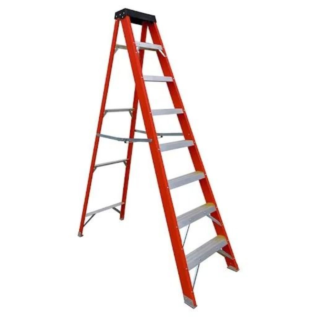 ESCALERA TIJERA FIBRA DE VIDRIO 8' 