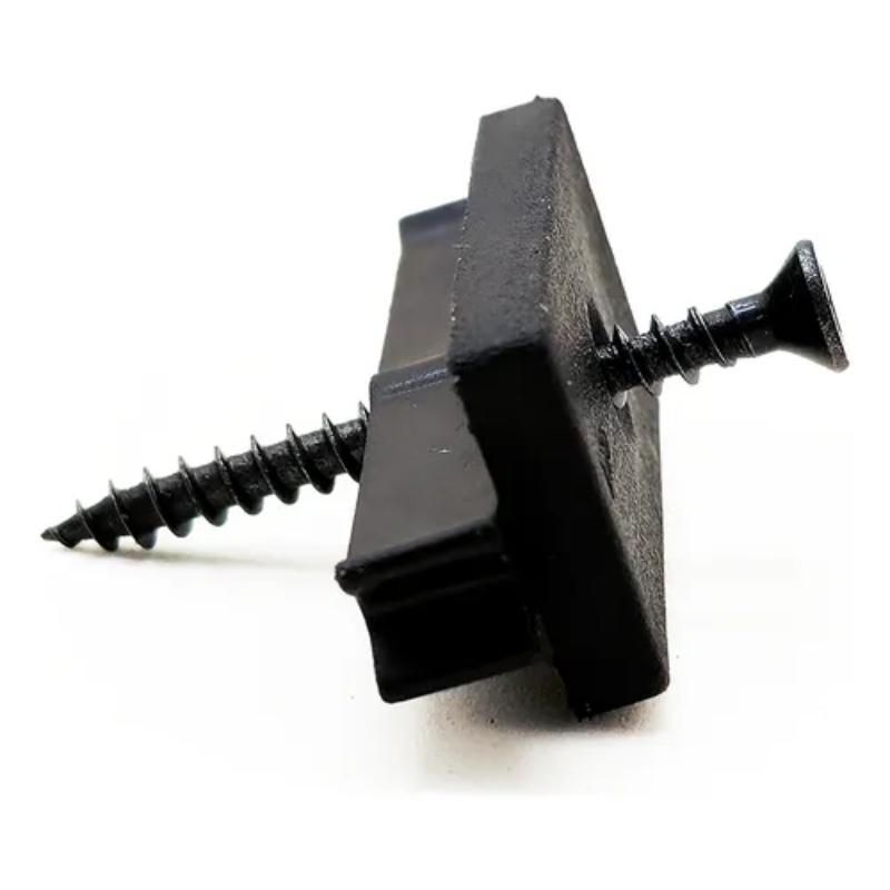 GRAPA CLIP PLASTICO C/ TORNILLO DECK WPC