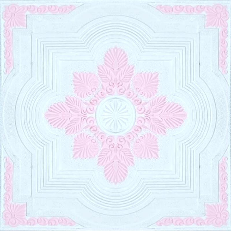 CIELO RASO GYPSUM 2 X 2 MOD. FIBER PINK