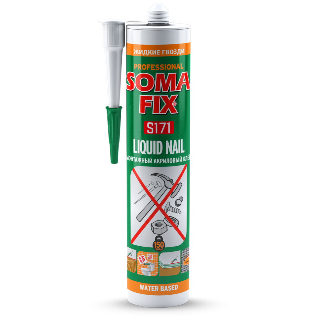 SOMAFIX CLAVO LIQUIDO (BASE AGUA) - BLANCO 310ML