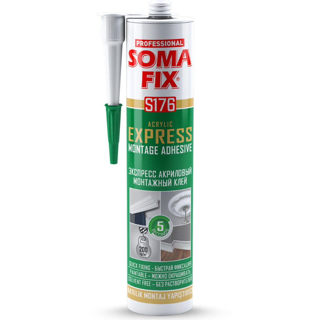 SOMAFIX ADHESIVO DE PEGADO RAPIDO (HIGH TACK INTERIOR)- BLANCO 310ML