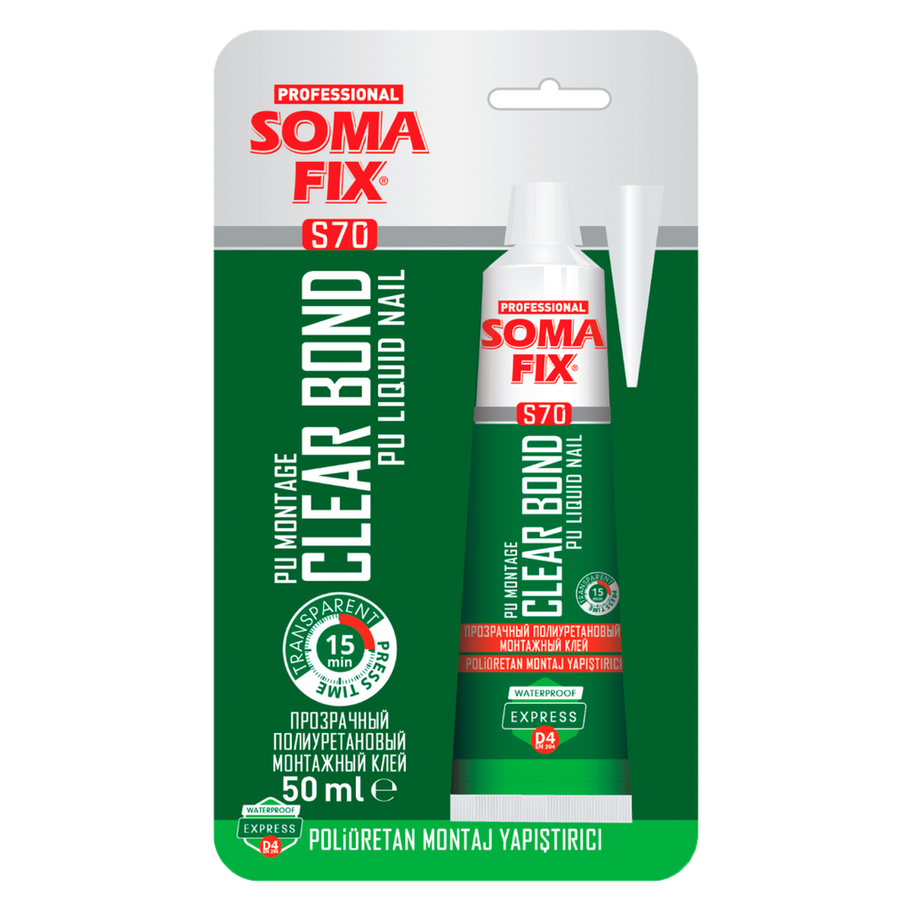 SOMAFIX CLAVO LIQUIDO BLISTER - TRANSPARENTE 50ML