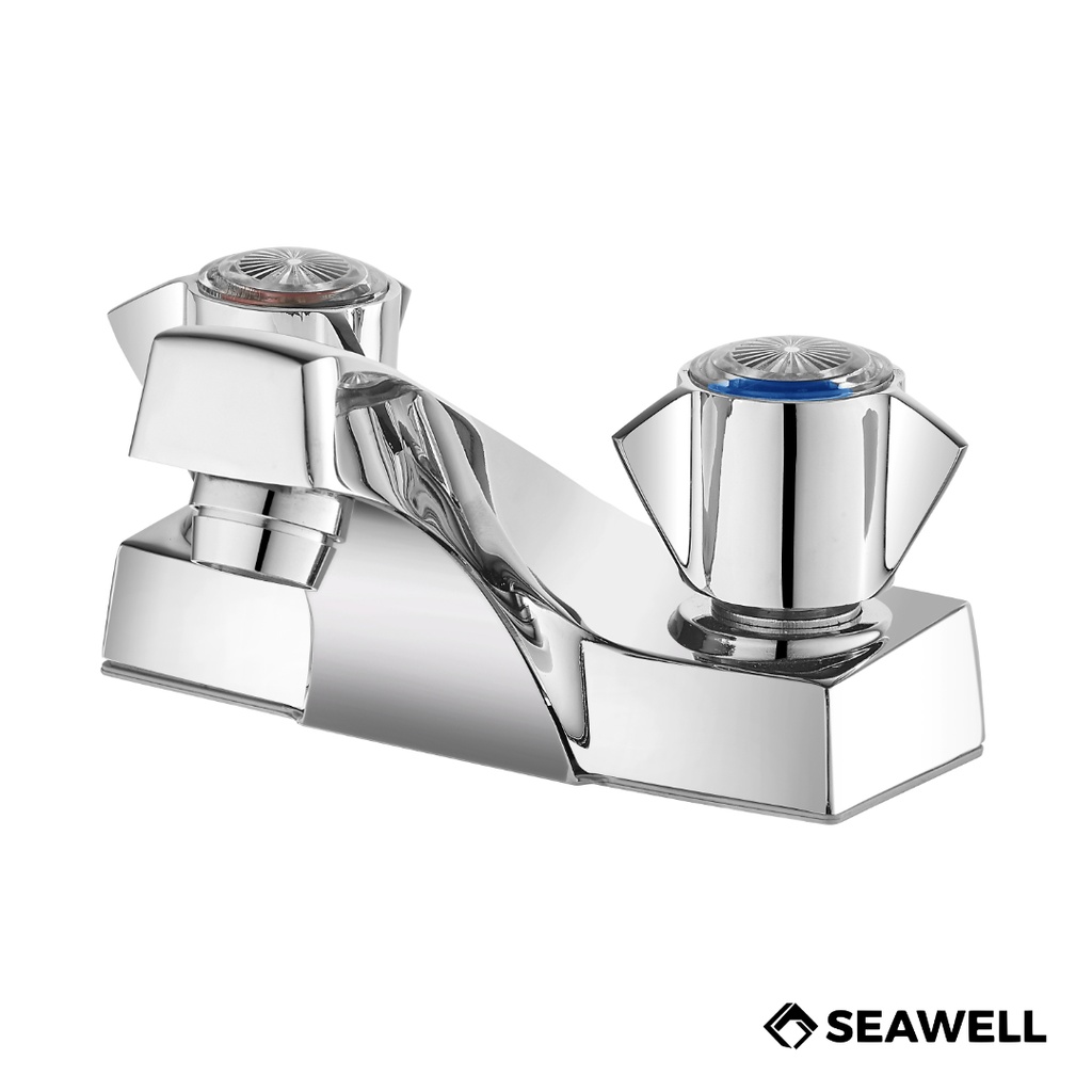 LLAVE DE LAVAMANO 4" DOBLE REF: GA1014 SEAWELL