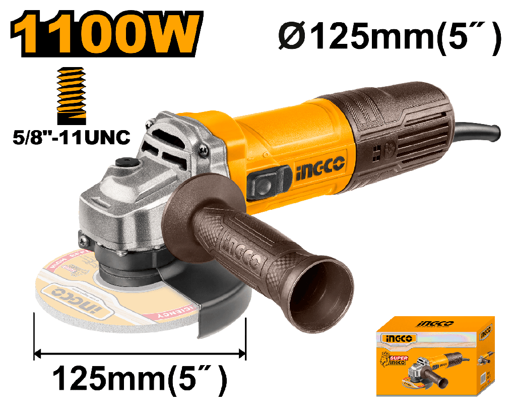 ESMERILADORA ANGULAR 1100W 5"