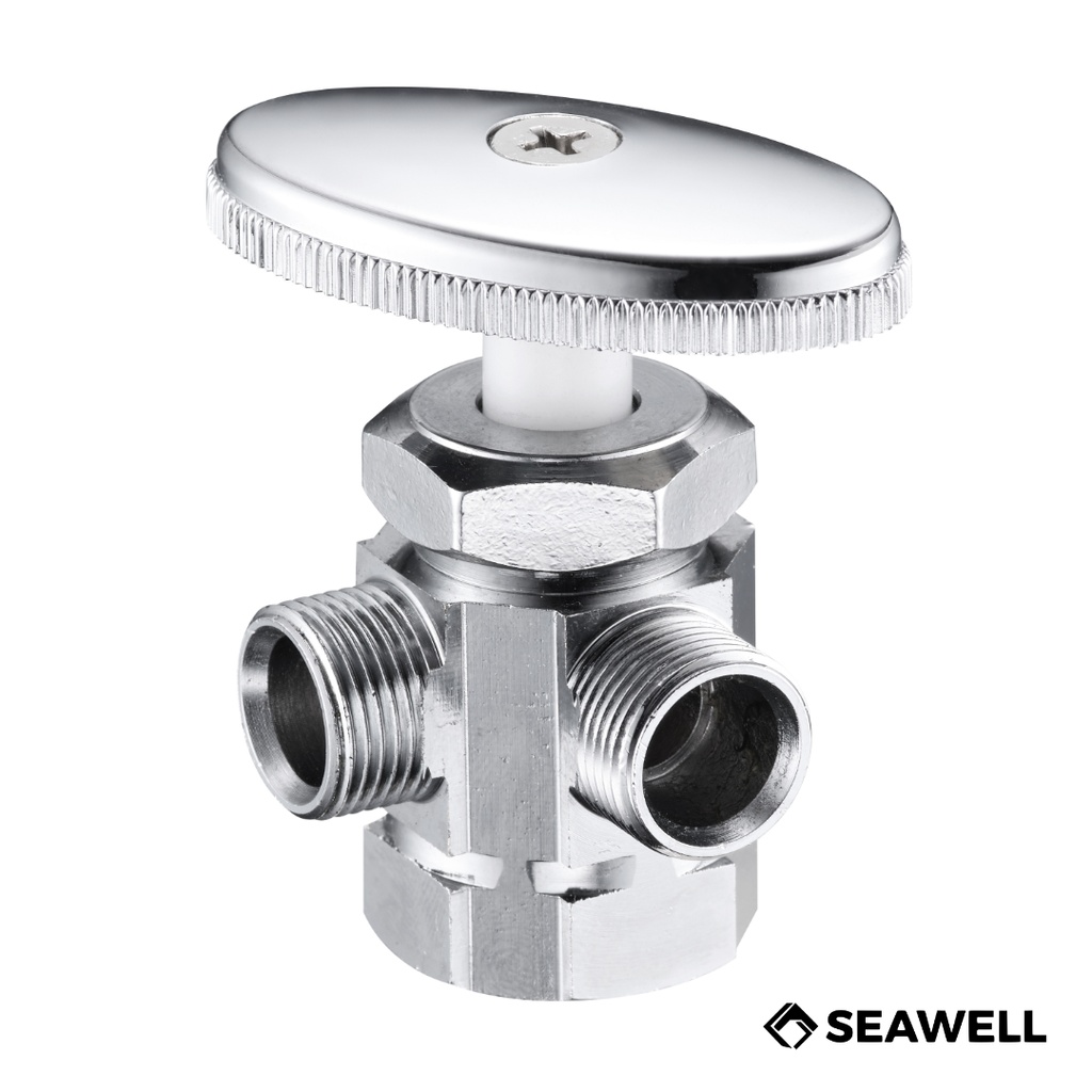 LLAVE DE ANGULO DOBLE 1/2*3/8*3/8 REF: GA7103 SEAWELL