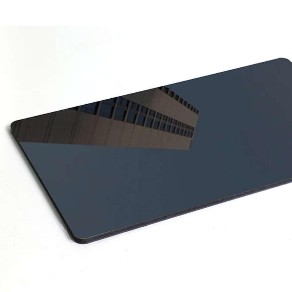 PANEL UPVC BAMBÚ TIPO ESPEJO 1.22M X 2.44M X 5MM REF. BLACK