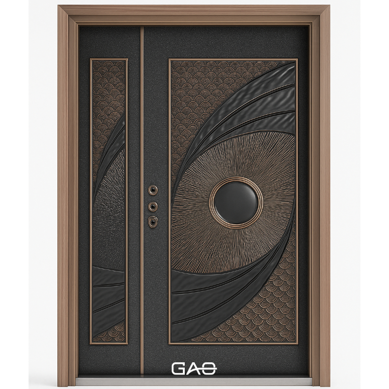 PUERTA MULTILOCK 2200X1200X90MM REF. H-2032 (COBRE DERECHA) 