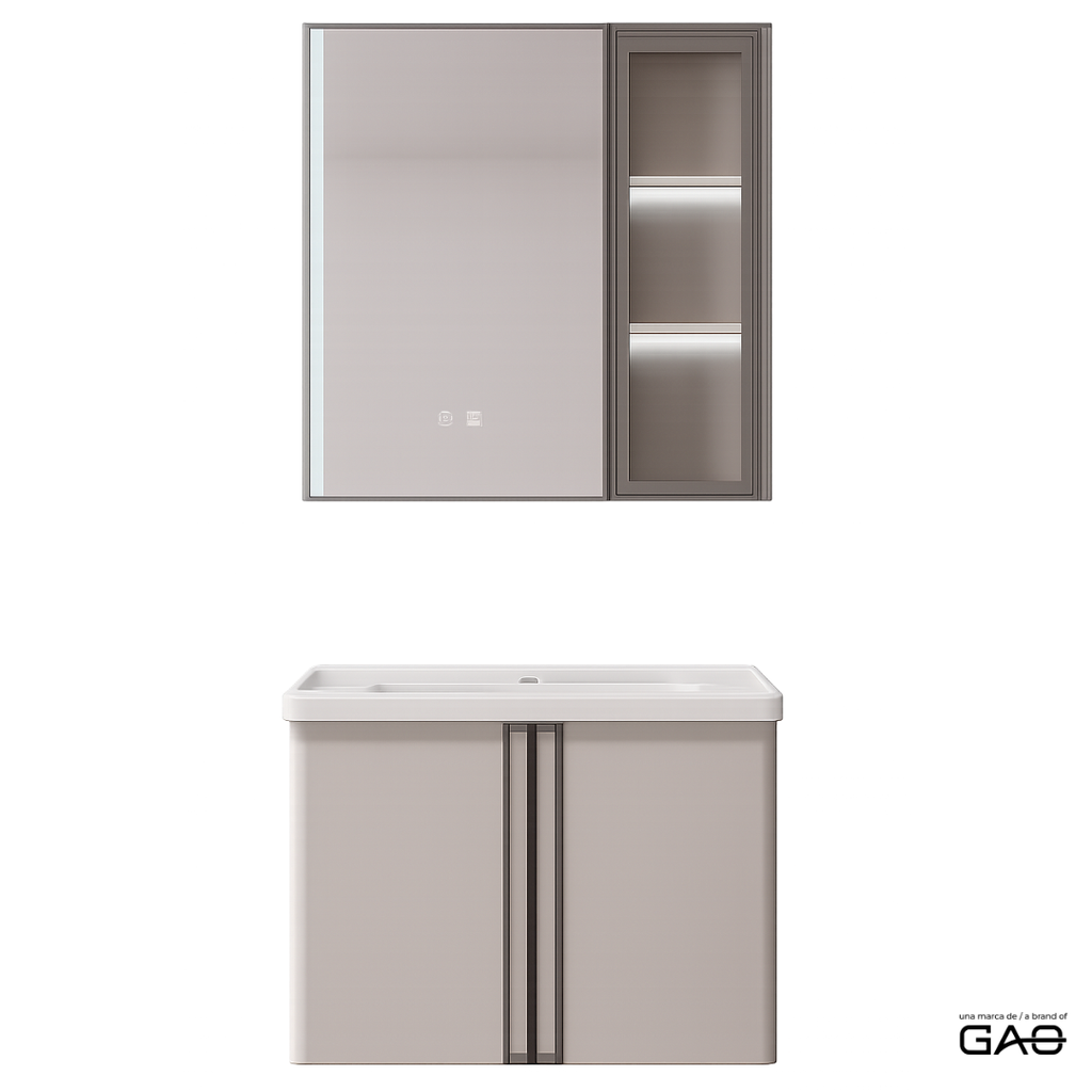 MUEBLE DE BAÑO CON LUCES REF. 365B-60 REF. VERA 60