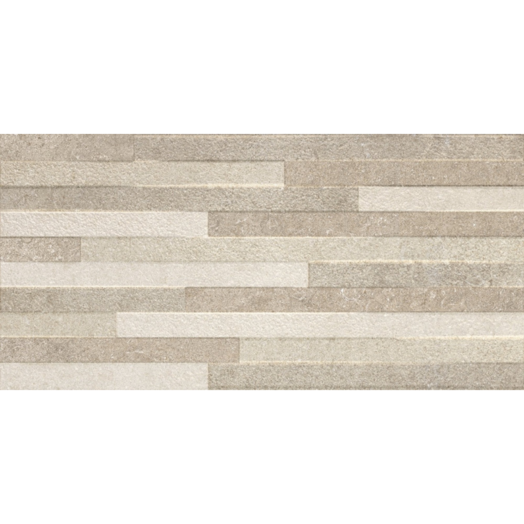 AZULEJO 30 X 60 STUCK PIERRE TAUPE RECTI. ( 1.26 MT2  7PZ CJ)