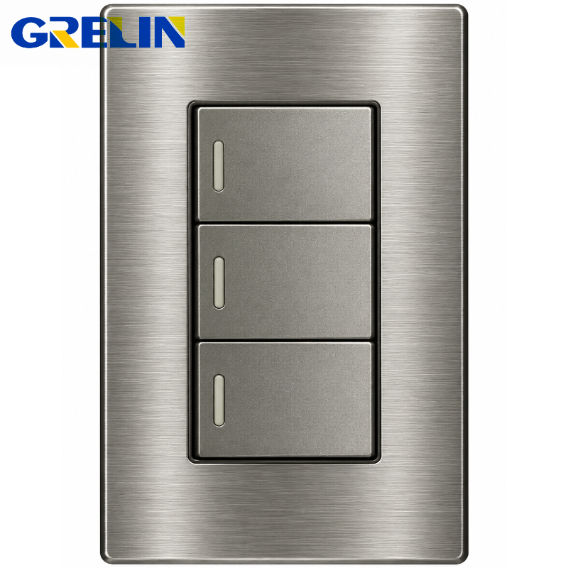 INTERRUPTOR TRIPLE DECORATIVO AD-03 GRELIN