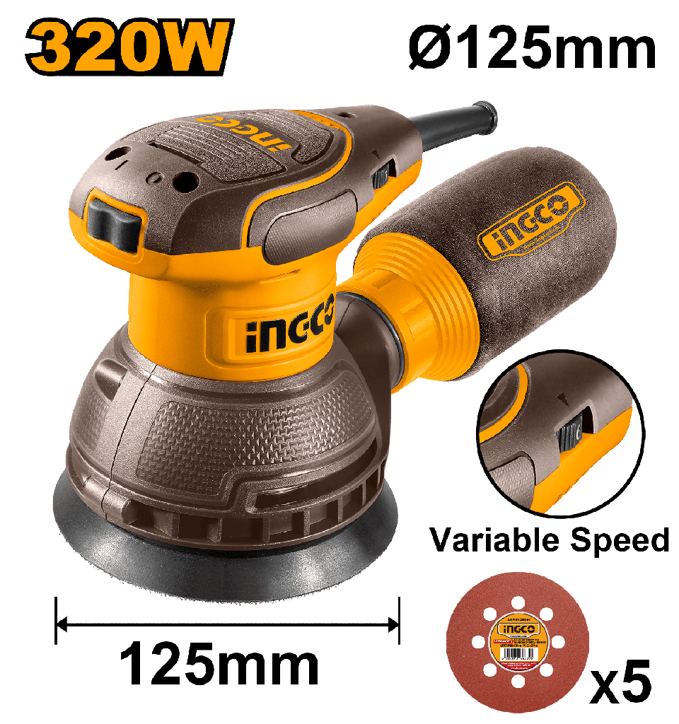 LIJADORA CIRCULAR 320W 5"