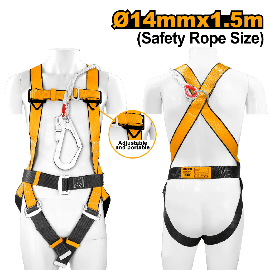 ARNES DE SEGURIDAD 14MM X 1.5M