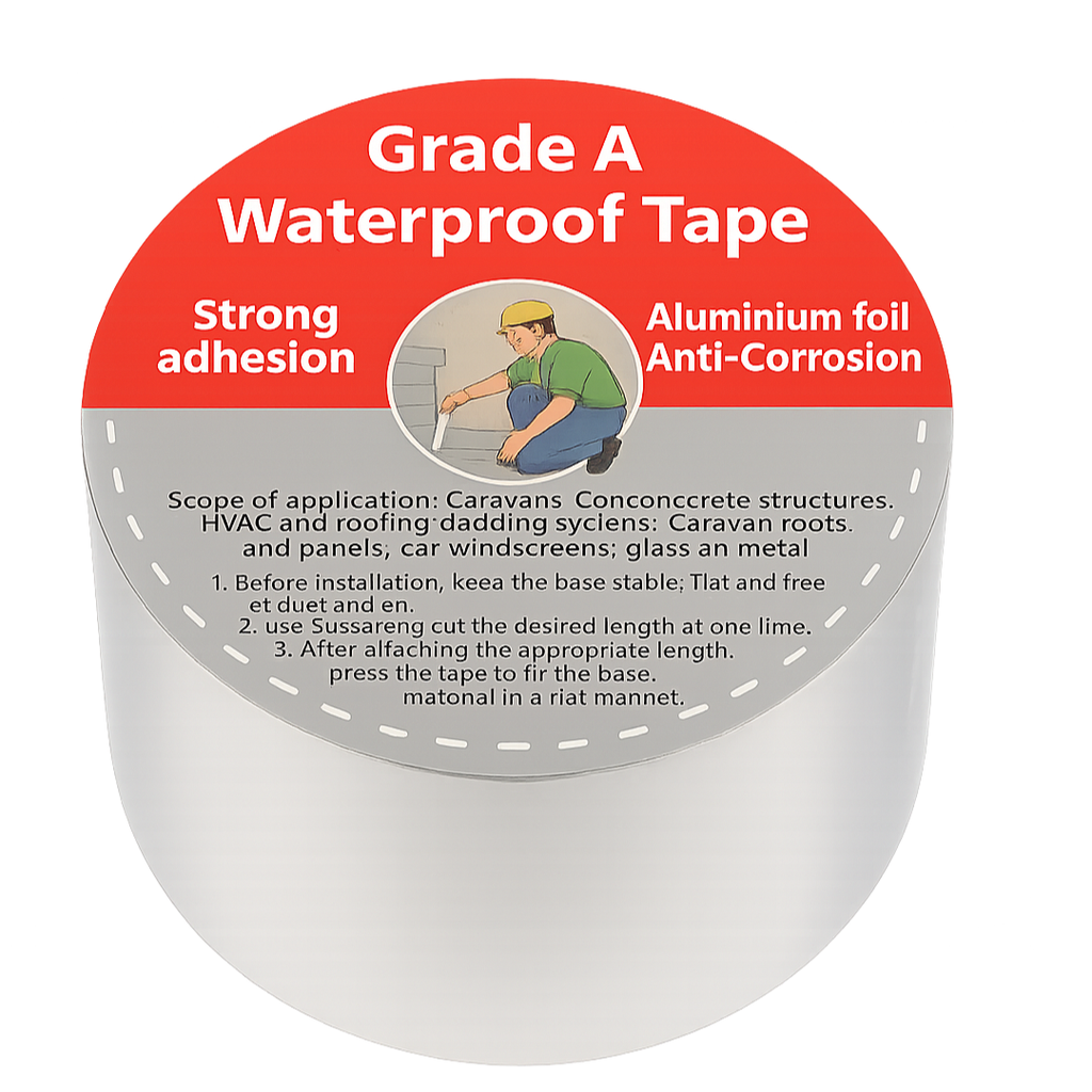 ROLLO DE TAPE ADHESIVO GRADO A WATERPROOF 10CM X 10M