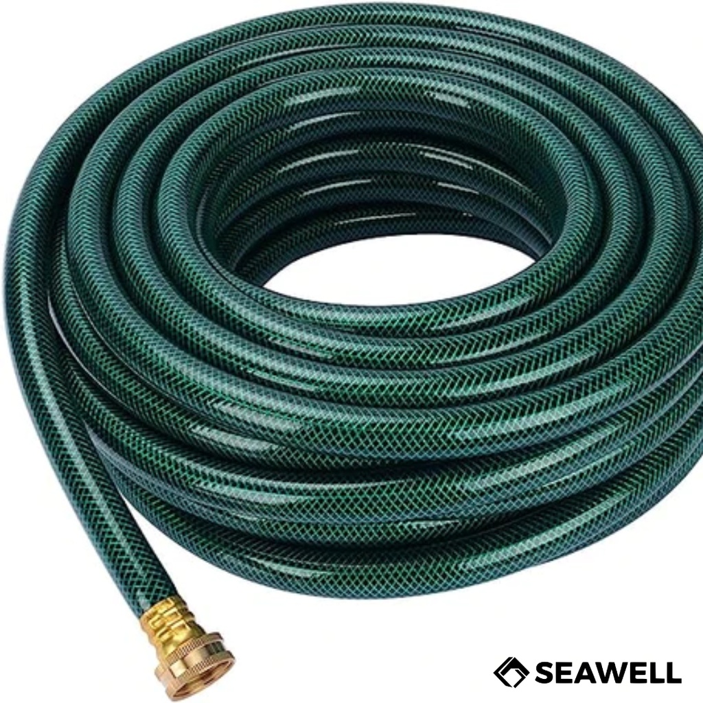 SEAWELL/MANGUERA DE JARDIN/REFORZADA/PVC/3 CAPAS DE 1/2" IN X 75´