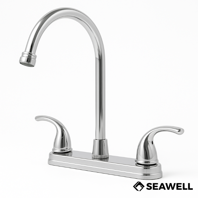 LLAVE DE FREGADOR DOBLE  8" REF.TZ8071 SEAWELL (250663-3)