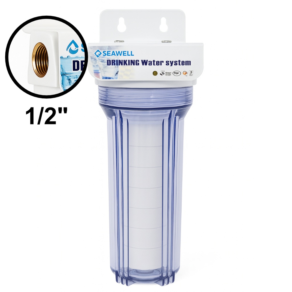 SISTEMA PURIFICADOR DE AGUA 1 NIVEL  1/2" COBRE SEAWELL 