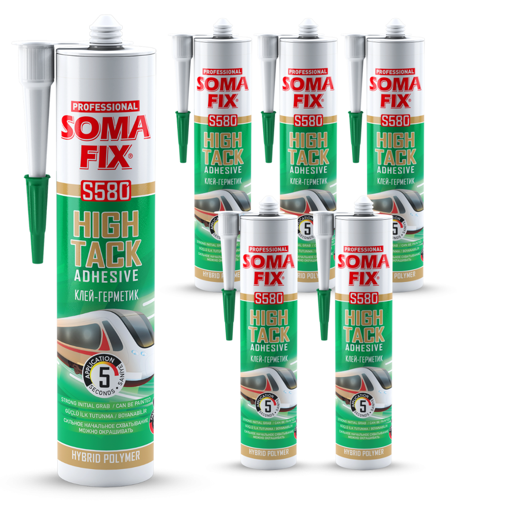 PAQUETAZO - SOMAFIX HIGH TACK - BLANCO 290ML - 6 Unidades