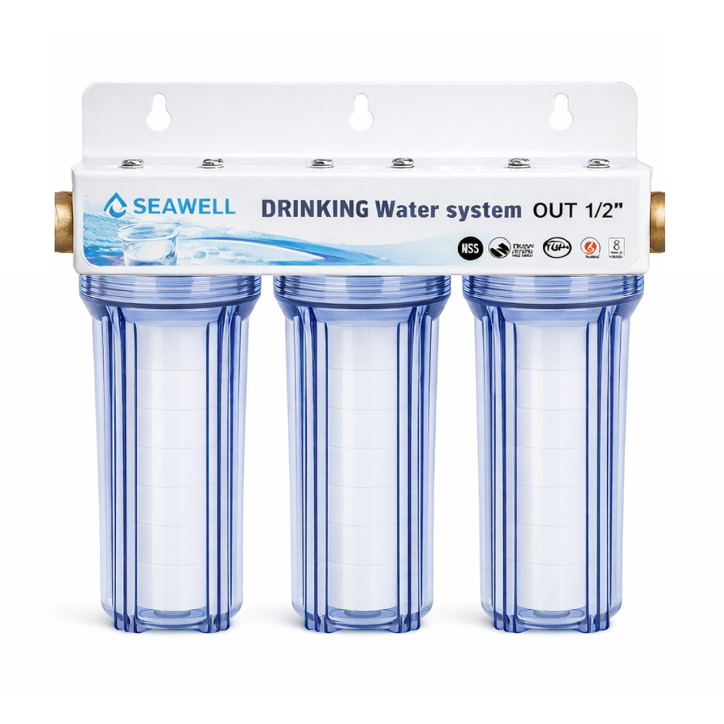 SISTEMA PURIFICADOR DE AGUA 3 Nivel 1/2" COBRE SEAWELL 