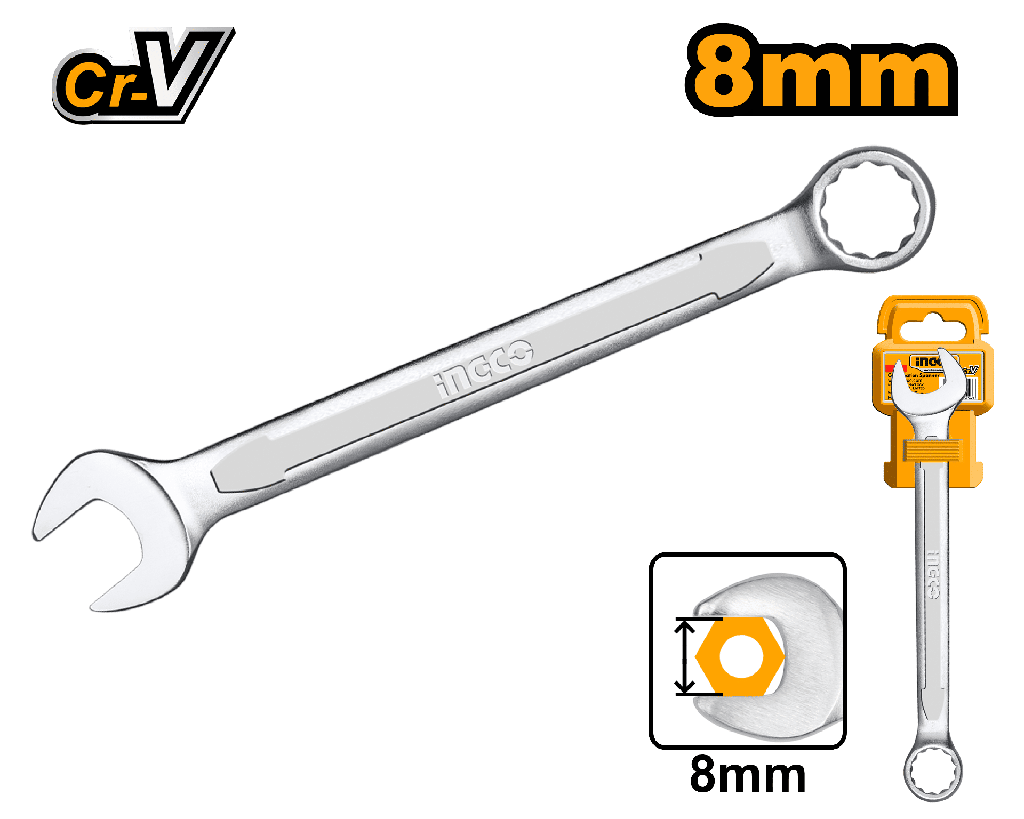 LLAVE DE COMBINACION 08MM X 120MM