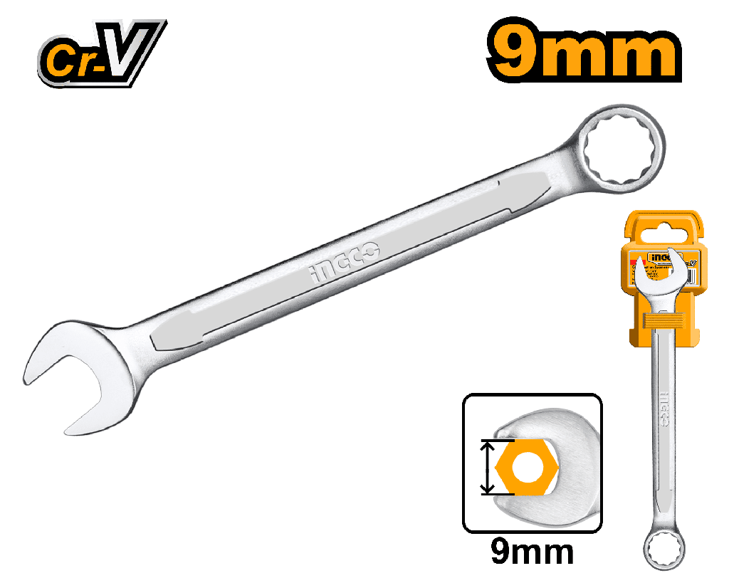 LLAVE DE COMBINACION 09MM X 130MM