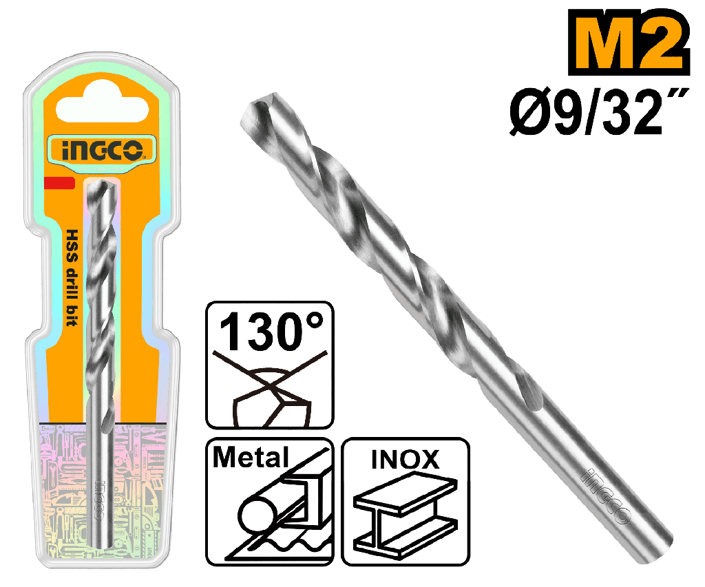 BROCA METAL M2 HSS 9/32" 