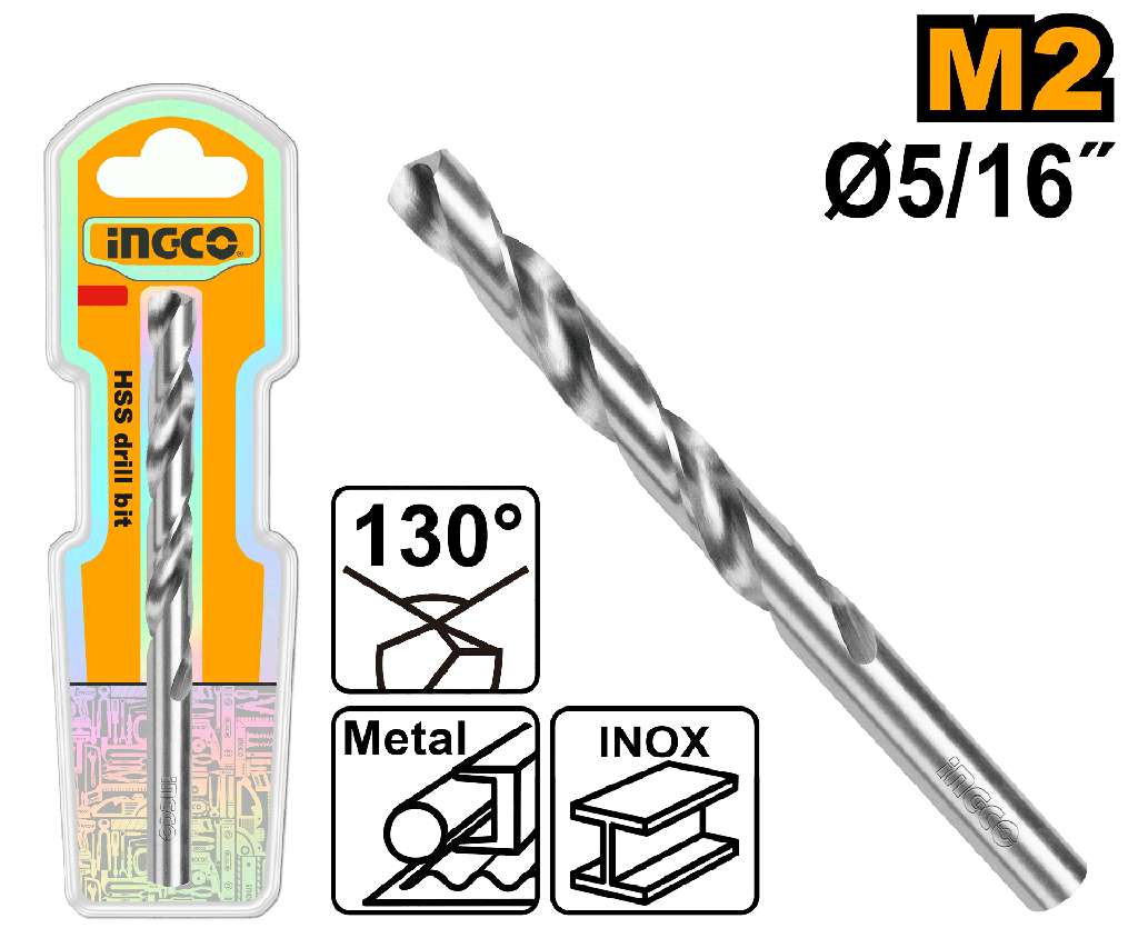 BROCA METAL M2 HSS 5/16" 