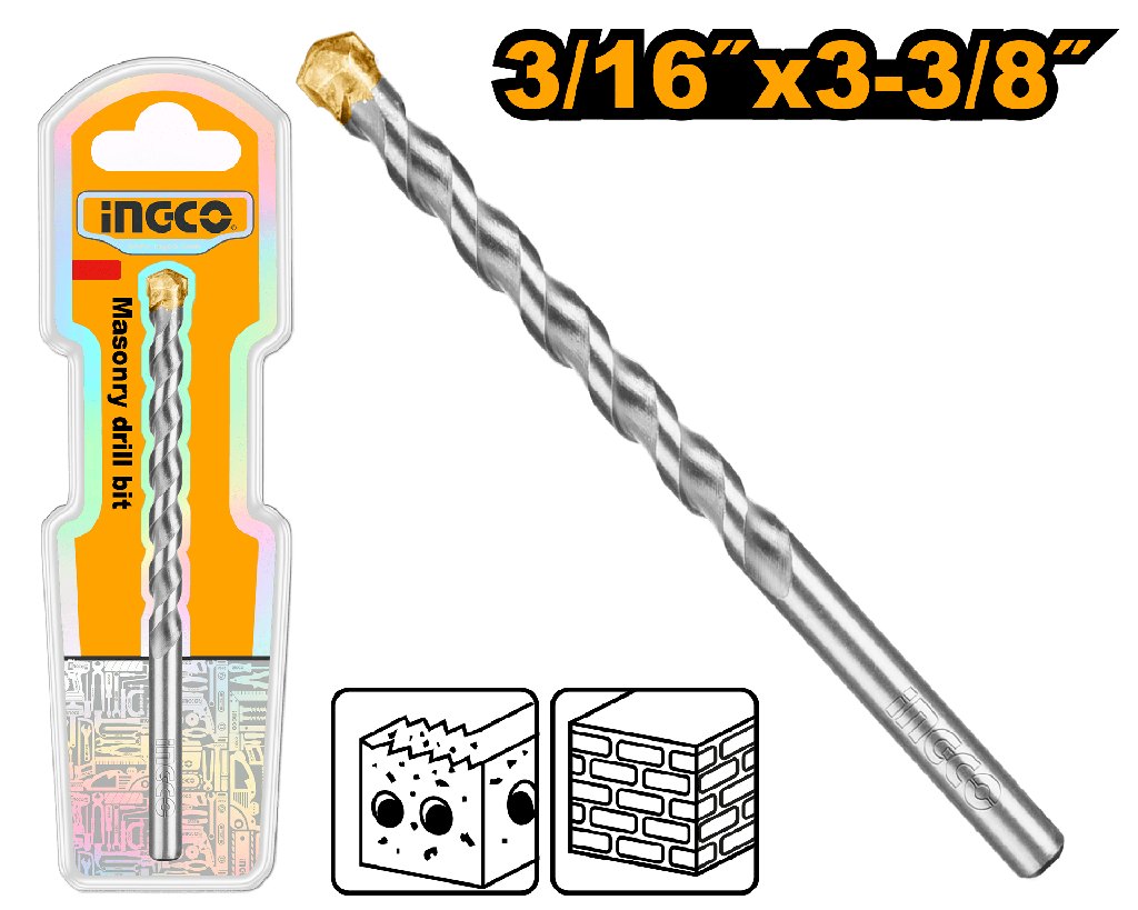 BROCA CONCRETO 3/16" X 3-3/8"